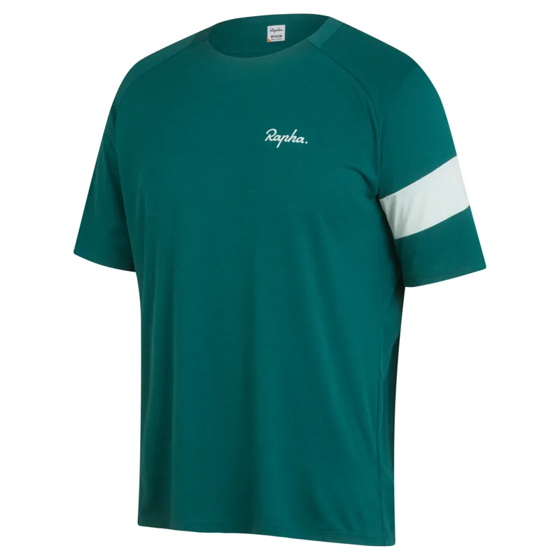 Rapha Trail Technical T Shirt in Blue Green-1